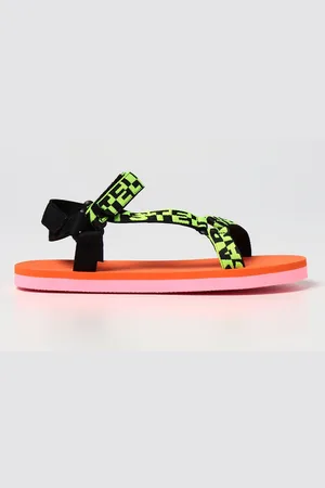Stella McCartney Sandals in logoed fabric