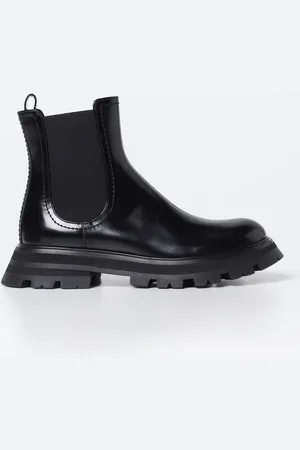 Alexander McQueen Flat Ankle Boots Woman colour