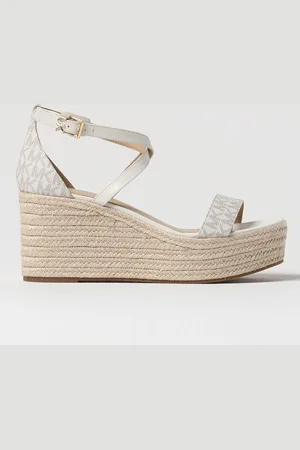 Michael kors store silver wedges