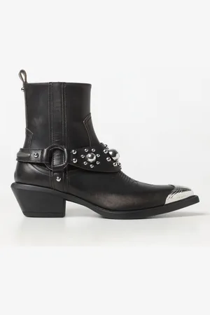 Pinko Flat Ankle Boots Woman colour