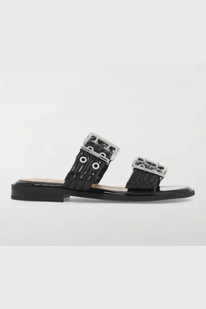 Ganni Flat Sandals Woman colour