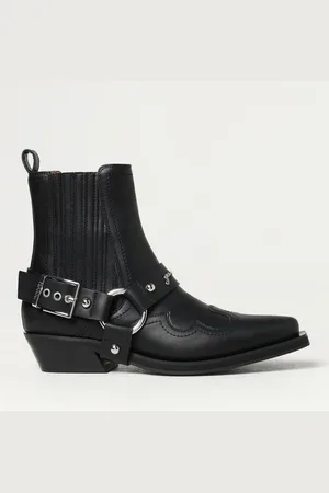 Ganni Flat Ankle Boots Woman colour