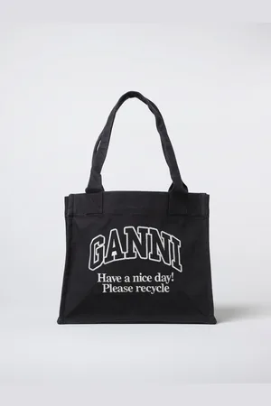 Ganni Tote Bags Woman colour