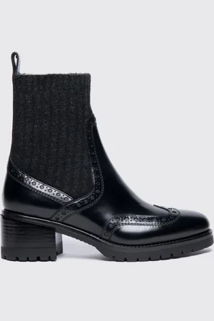 santoni Flat Ankle Boots Woman colour