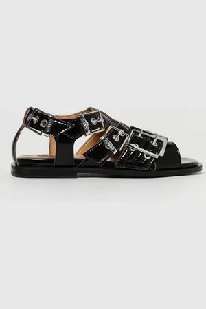 Ganni Flat Sandals Woman color
