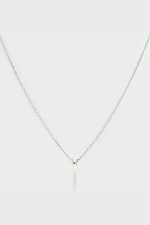 Glassworks London Charm Necklace - Name Initial Letter 