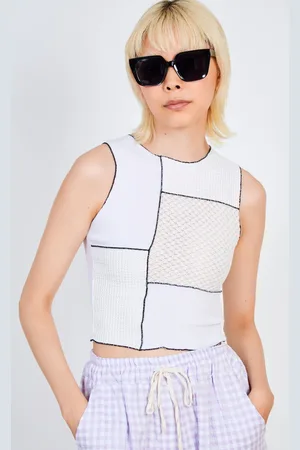 Glassworks London Ivory And Black Block Trim Tank