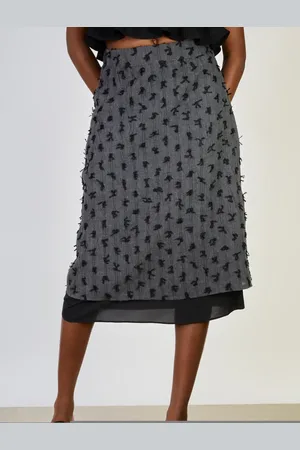 Glassworks London And Black Ribbon Motif Skirt