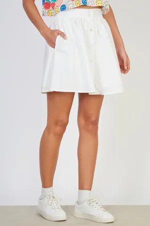 Glassworks London Button Front Skirt