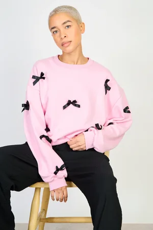 Glassworks London Ribbon Front Sweatshirt