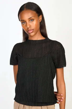 Glassworks London Ribbed Layer Tank Blouse