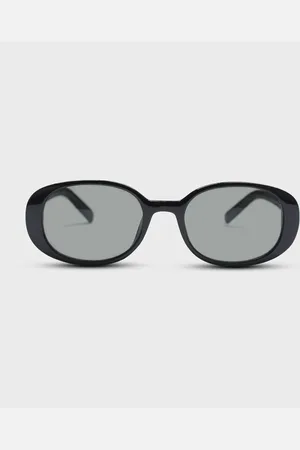 Glassworks London All Thick Oval Frame Sunglasses