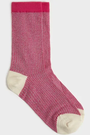 Glassworks London Glitter Striped Multicolour Socks