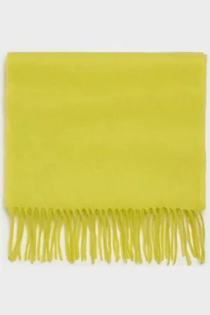 Glassworks London Lemon Pure Wool Classic Scarf