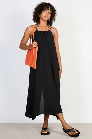 Glassworks London Double Spaghetti Strap Maxi Dress
