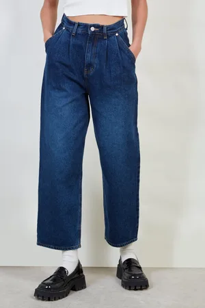 Glassworks London Dark Pleated Jeans
