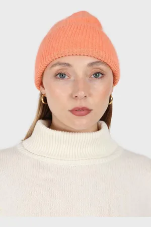 Glassworks London Pale Mohair Beanie Hat
