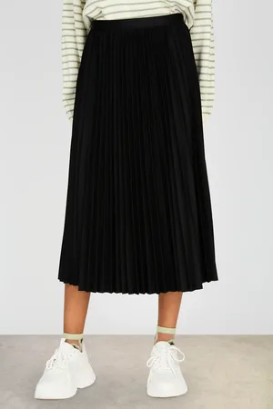 Glassworks London Slinky Pleated Skirt
