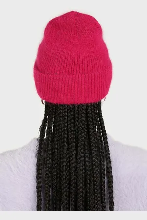 Glassworks London Bright Mohair Beanie Hat