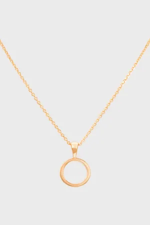 Glassworks London Charm Necklace - Name Initial Letter 