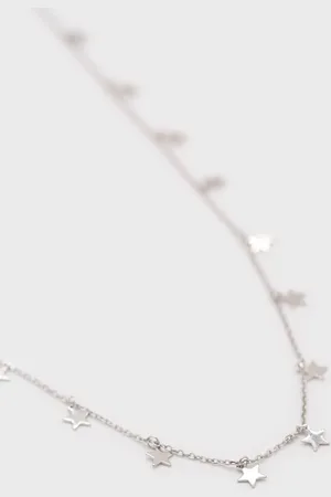 Glassworks London Charm Necklace - Dangling Stars