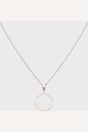 Glassworks London Charm Necklace - Name Initial Letter 