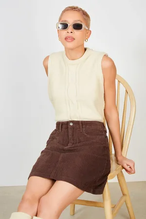 Glassworks London Corduroy Short Skirt