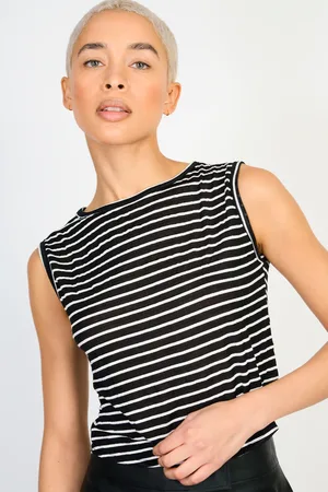 Glassworks London And White Horizontal Stripe Tank