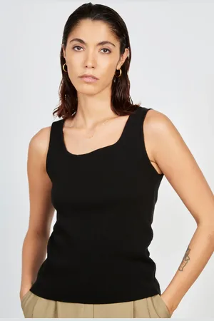 Glassworks London Rounded Neck Knit Tank
