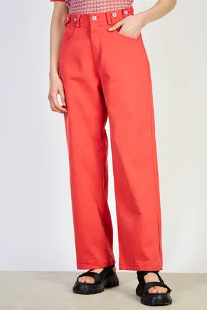 Glassworks London Bright Adjustable Waist Double Button Jeans