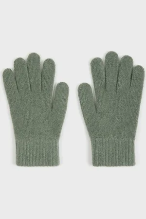 Glassworks London Sage Wool Blend Gloves
