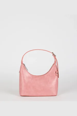 Glassworks London Vegan Leather Curved Shoulder Bag
