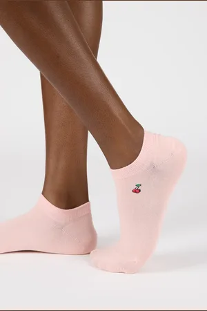 Glassworks London Tiny Cherries Ankle Socks