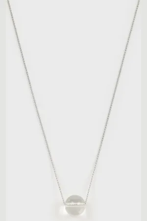 Glassworks London Crystal Ball Necklace
