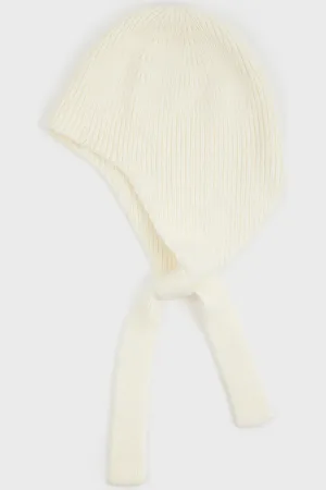 Glassworks London Ivory Angora Bonnet