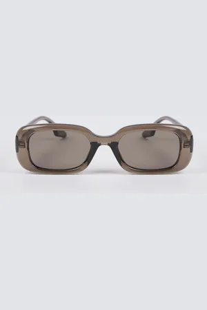 Glassworks London Thick Rectangular Sunglasses