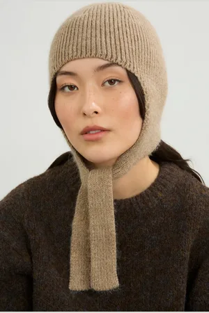 Glassworks London Cocoa Angora Bonnet