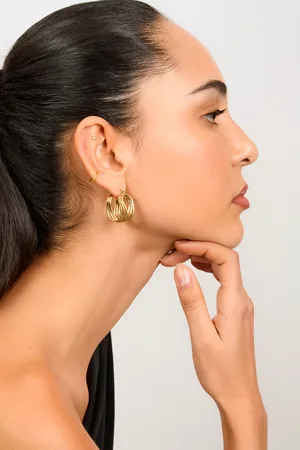 Glassworks London Looped U Earrings