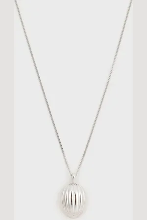 Glassworks London Lined Ball Pendant Necklace