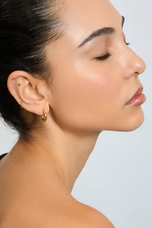Glassworks London 15mm Thick Perfect Circle Hoops
