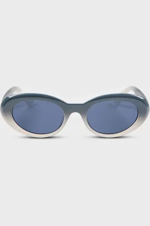 Glassworks London Gradient Rounded Cat Eye Sunglasses
