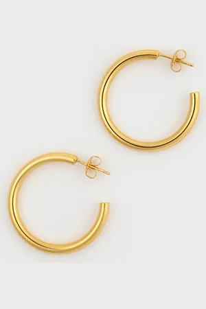 Glassworks London 30mm Thick Perfect Circle Hoops