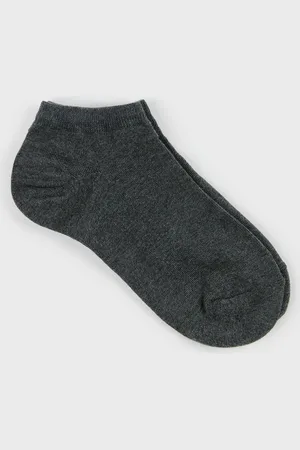 Glassworks London Charcoal Classic Ankle Socks