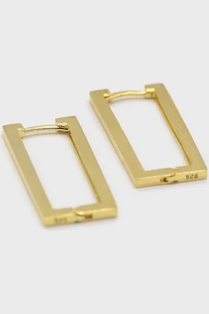 Glassworks London Perfect Rectangle Earrings