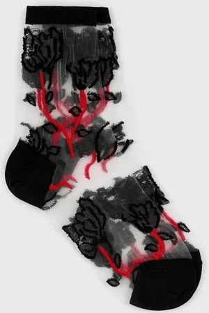 Glassworks London Sheer Bold Climbing Flower Socks