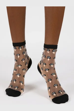 Glassworks London Sheer Mushroom Socks