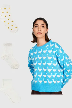 Glassworks London Duck Dynasty - Duck Jumper And 3 Sock Set