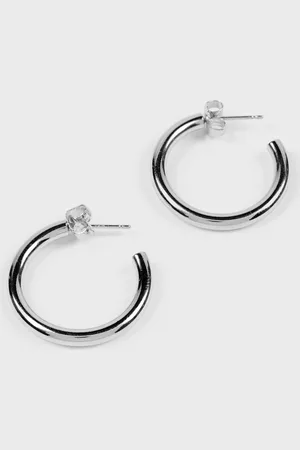 Glassworks London 25mm Thick Perfect Circle Hoops