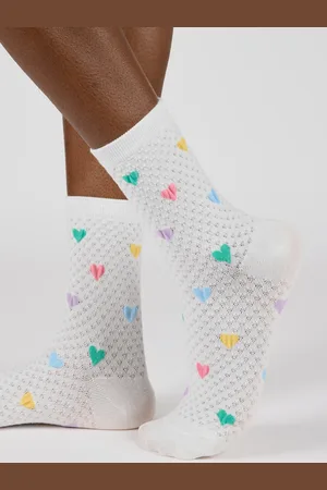 Glassworks London Pastel Hearts Socks