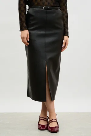 Glassworks London Vegan Leather Skirt